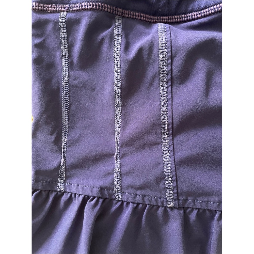 Athleta Womens Purple Athletic Ruffle Hem Skort 2 - Picture 5 of 8